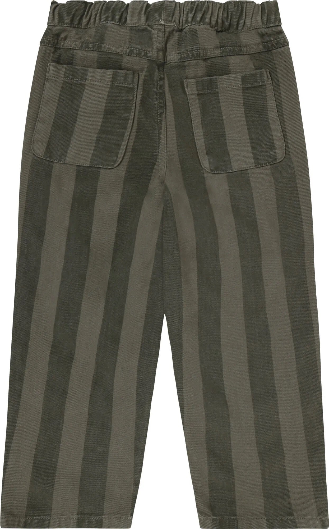 Twill Pants | Green Stripe | Minymo