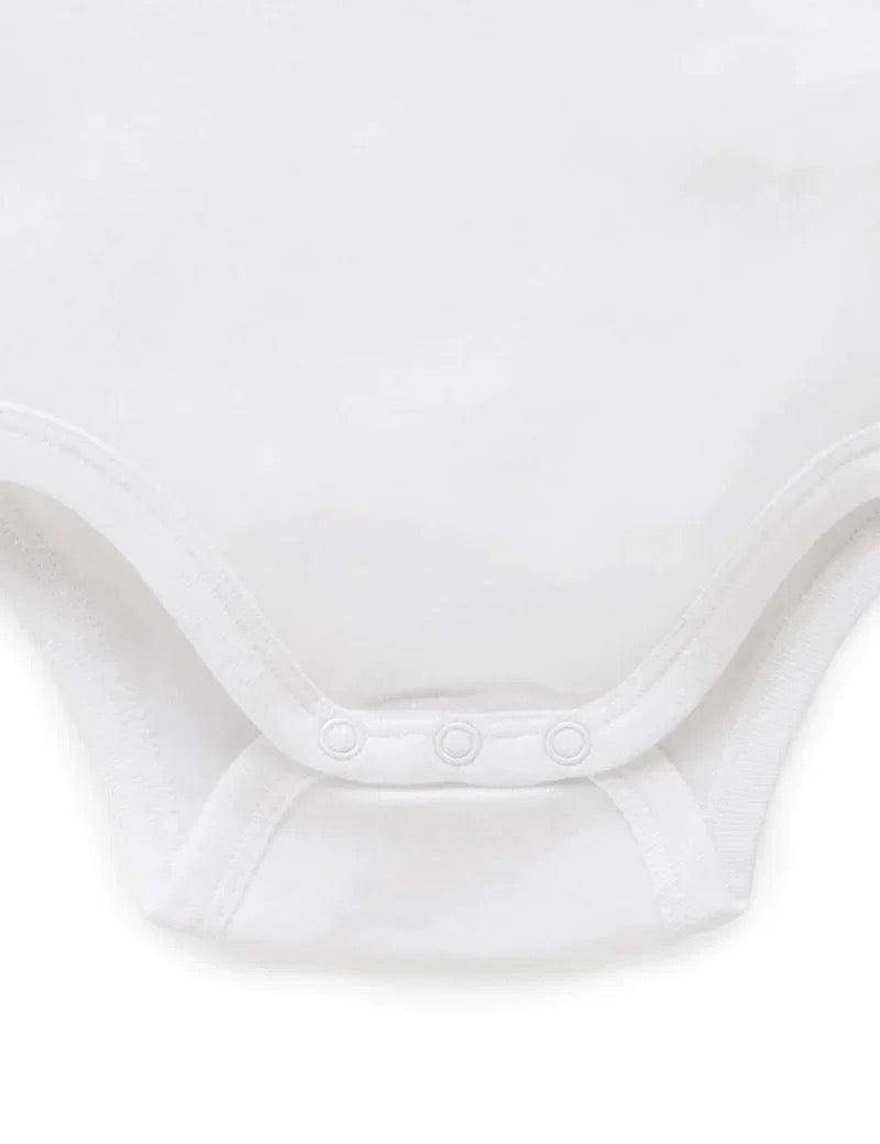 Organic Cotton Ribbed Sleeveless Undershirt (2-Pack) | White | Purebaby