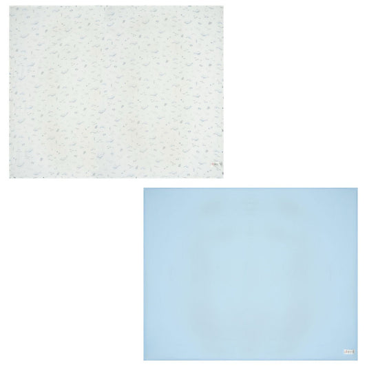 White & Blue Marine Animals Muslins (2-Pack) | Purebaby