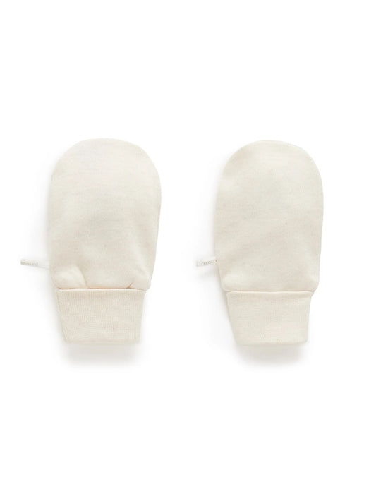 Essential Baby Mittens | Wheat | Purebaby