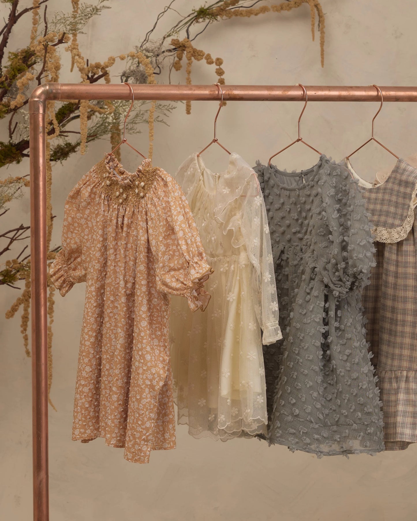 Celine Dress | Embroidered Daisy | Noralee
