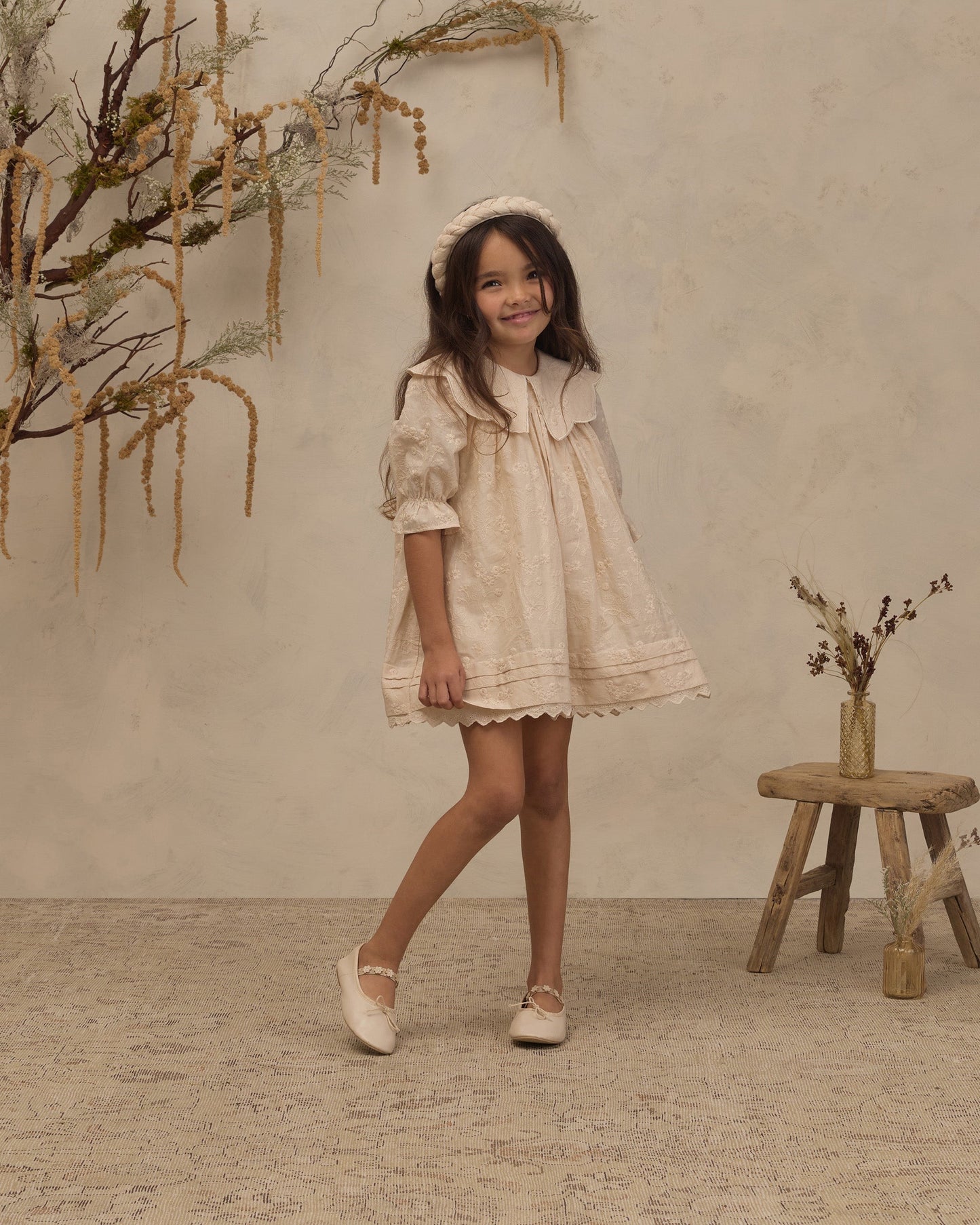 Mabel Dress | Natural | Noralee