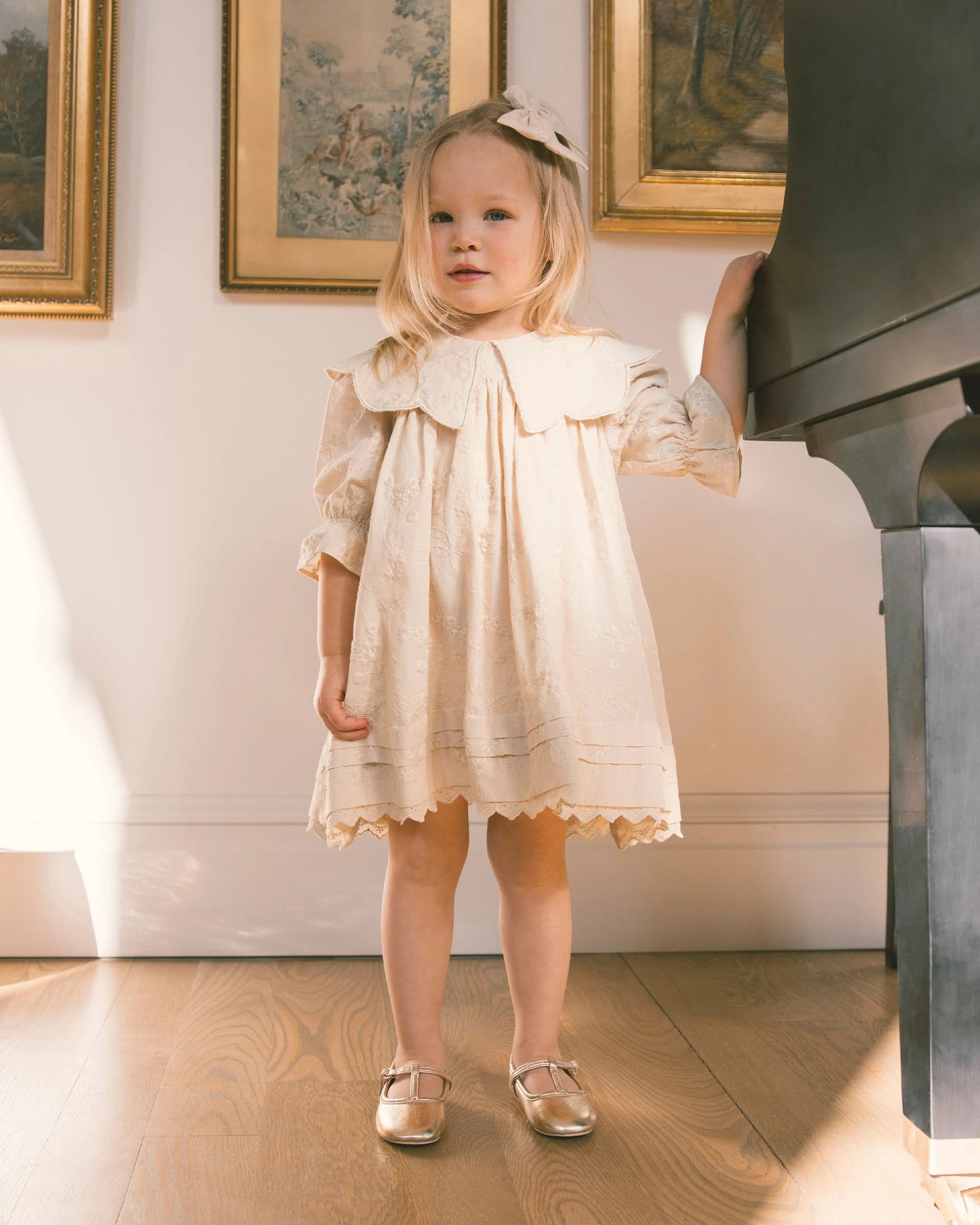 Mabel Dress | Natural | Noralee