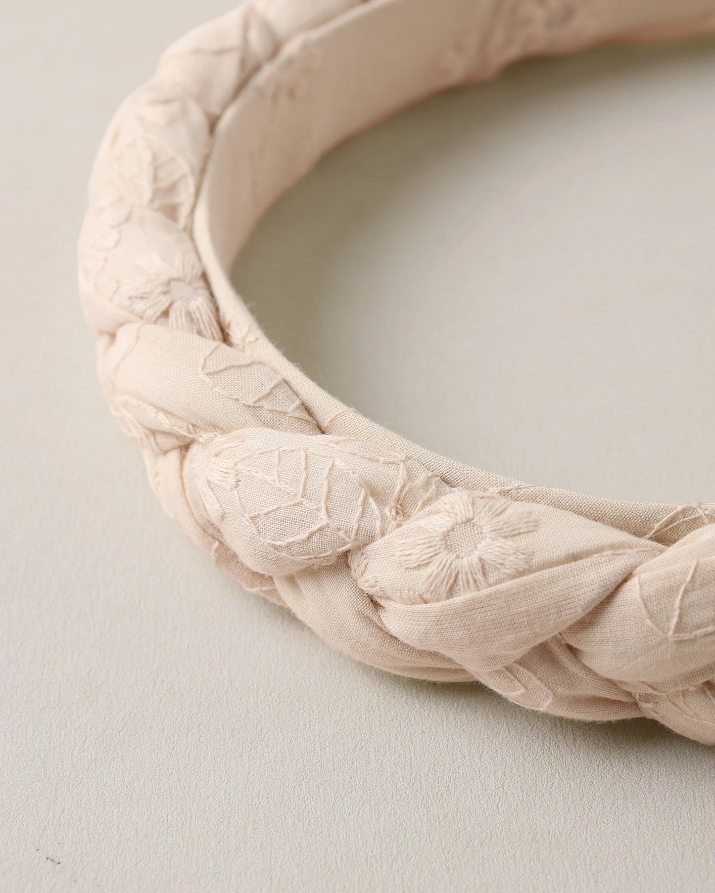 Braided Headband | Embroidered Floral | Noralee