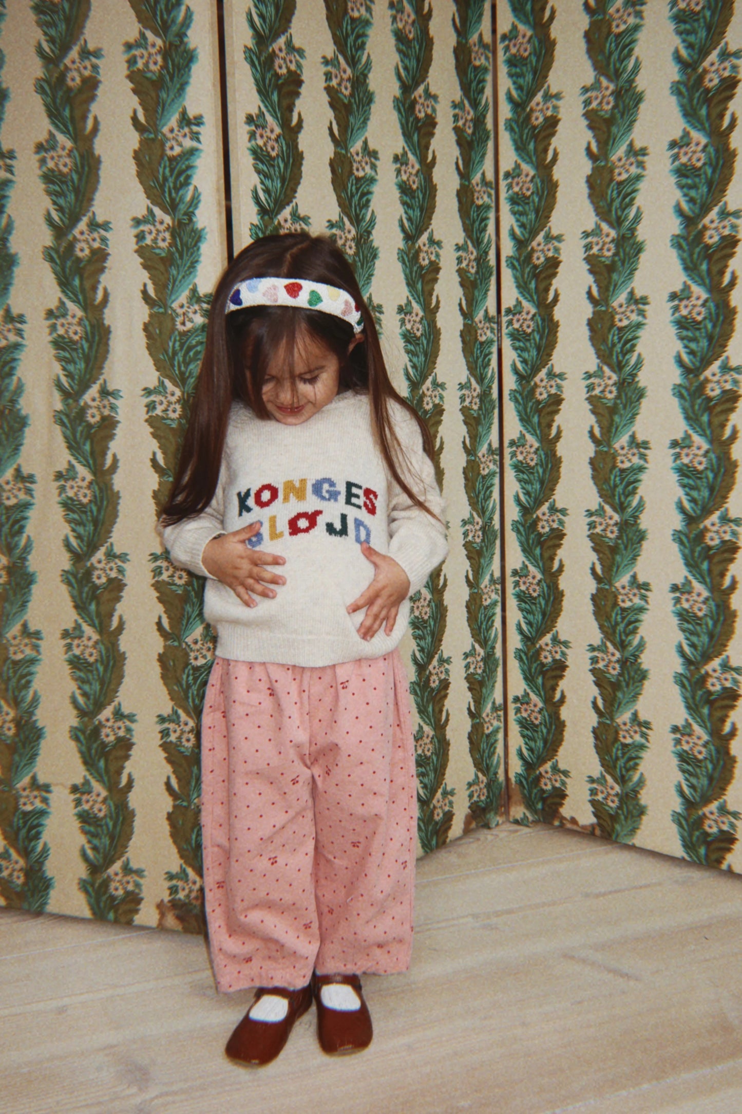 Marlo Pants | Cherry Dot Scarlet | Konges Sloejd
