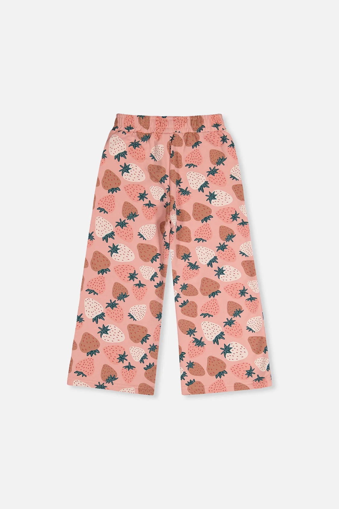 Wide Leg Sweatpants | Pink Strawberry | Deux Par Deux