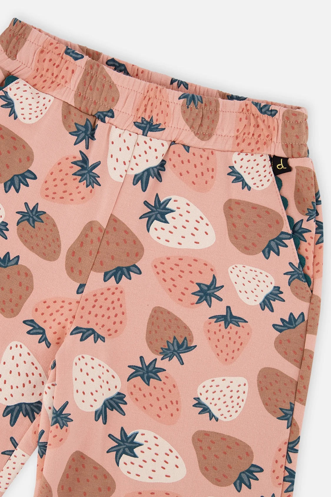 Wide Leg Sweatpants | Pink Strawberry | Deux Par Deux