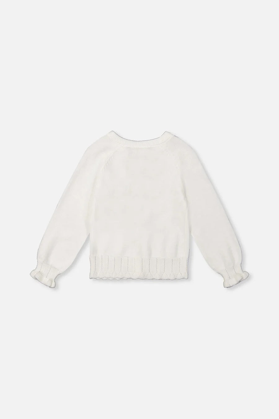 Knit Cardigan | Off-White | Deux Par Deux