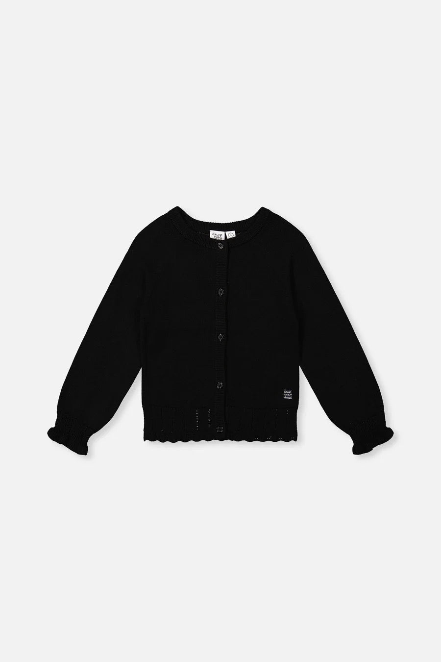 Knit Cardigan | Black | Deux Par Deux