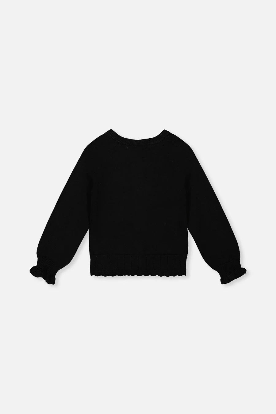 Knit Cardigan | Black | Deux Par Deux