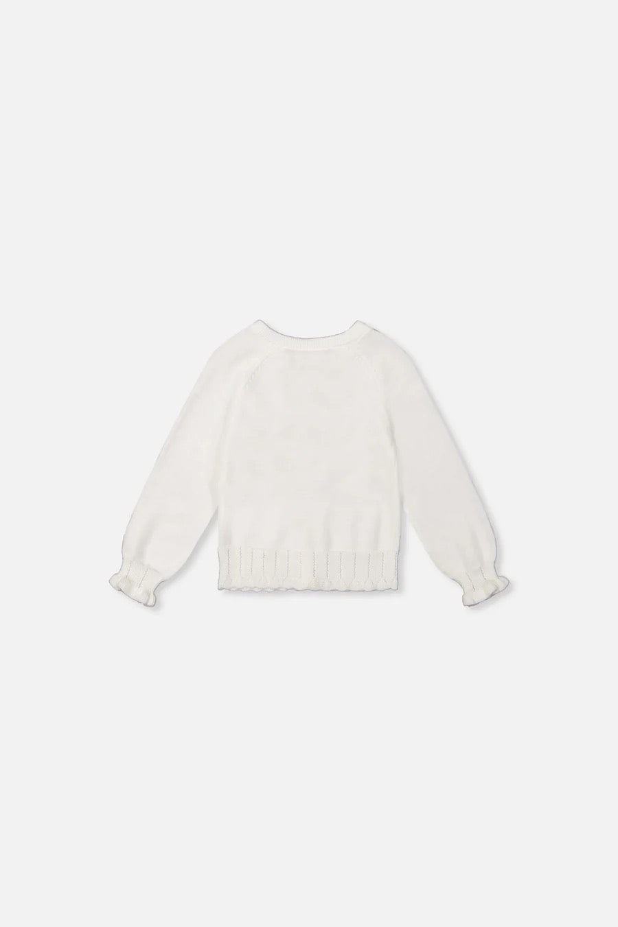 Baby Knit Cardigan | Off-White | Deux Par Deux