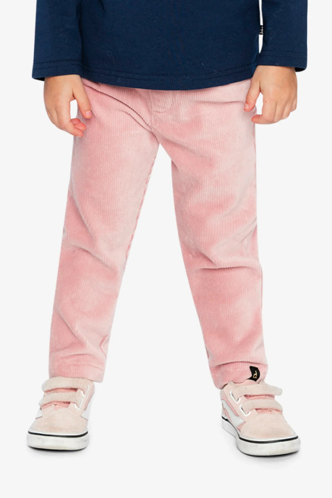 Stretch Velour Treggings | Pale Dusty Pink | Deux Par Deux