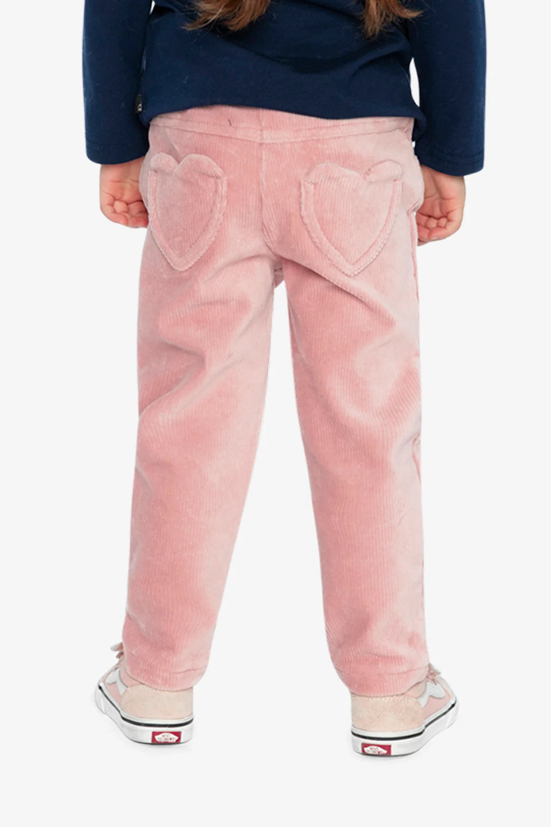 Stretch Velour Treggings | Pale Dusty Pink | Deux Par Deux