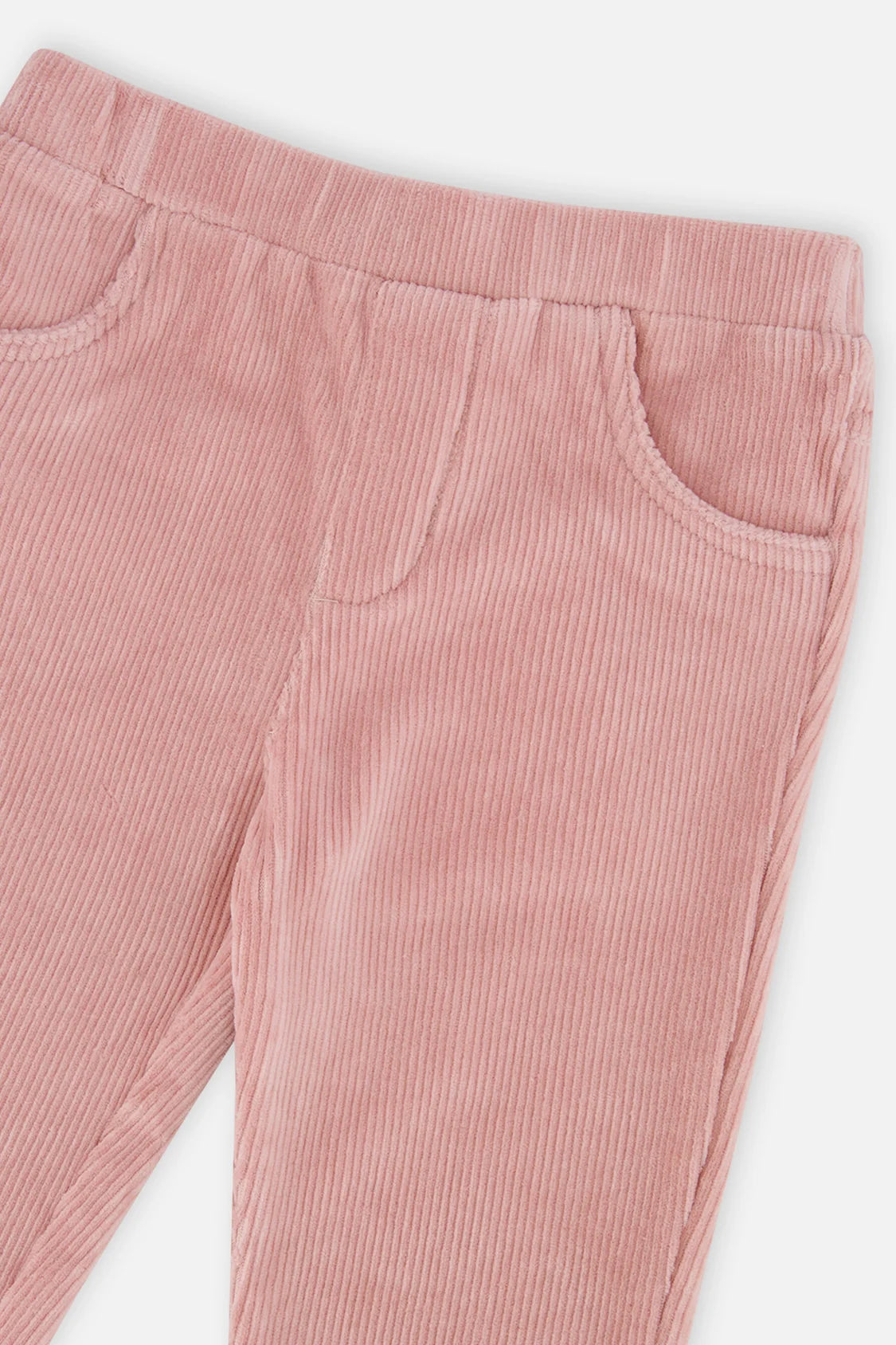 Stretch Velour Treggings | Pale Dusty Pink | Deux Par Deux