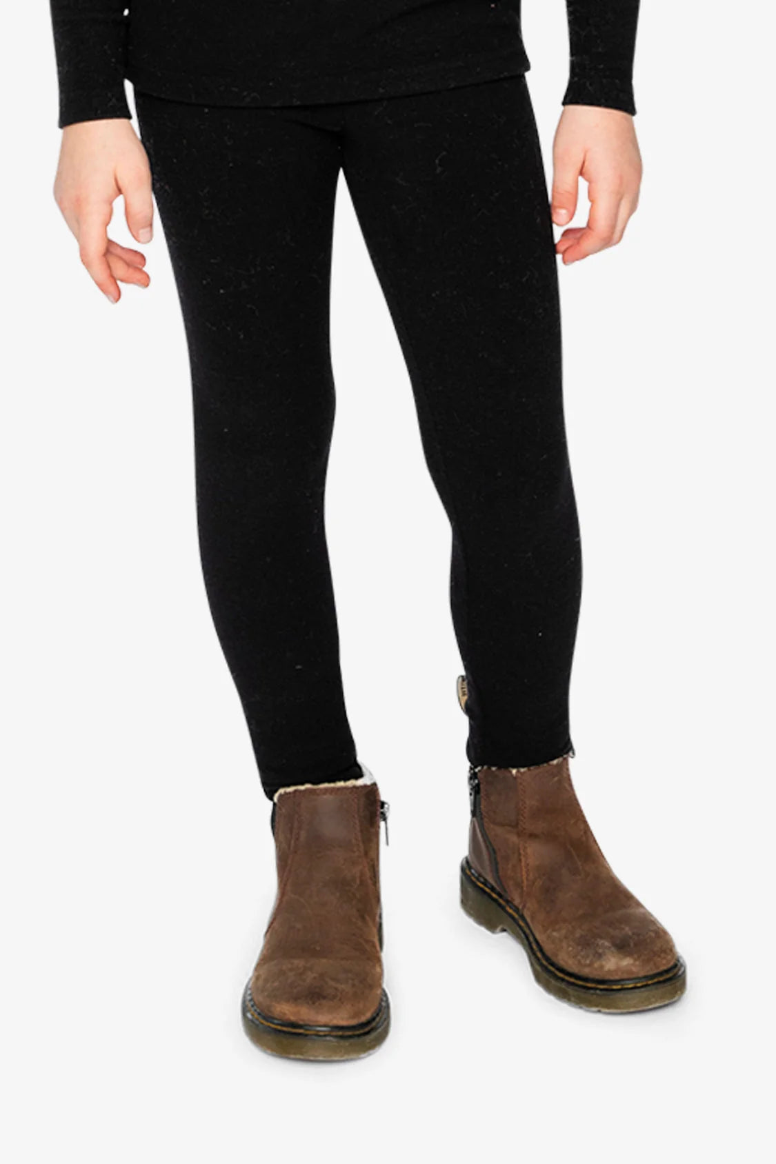 Ribbed Leggings | Black | Deux Par Deux