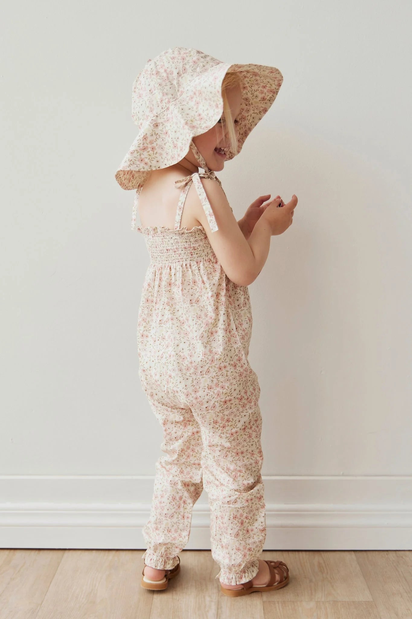 Organic Cotton Summer Playsuit | Jamie Kay | Fifi Floral