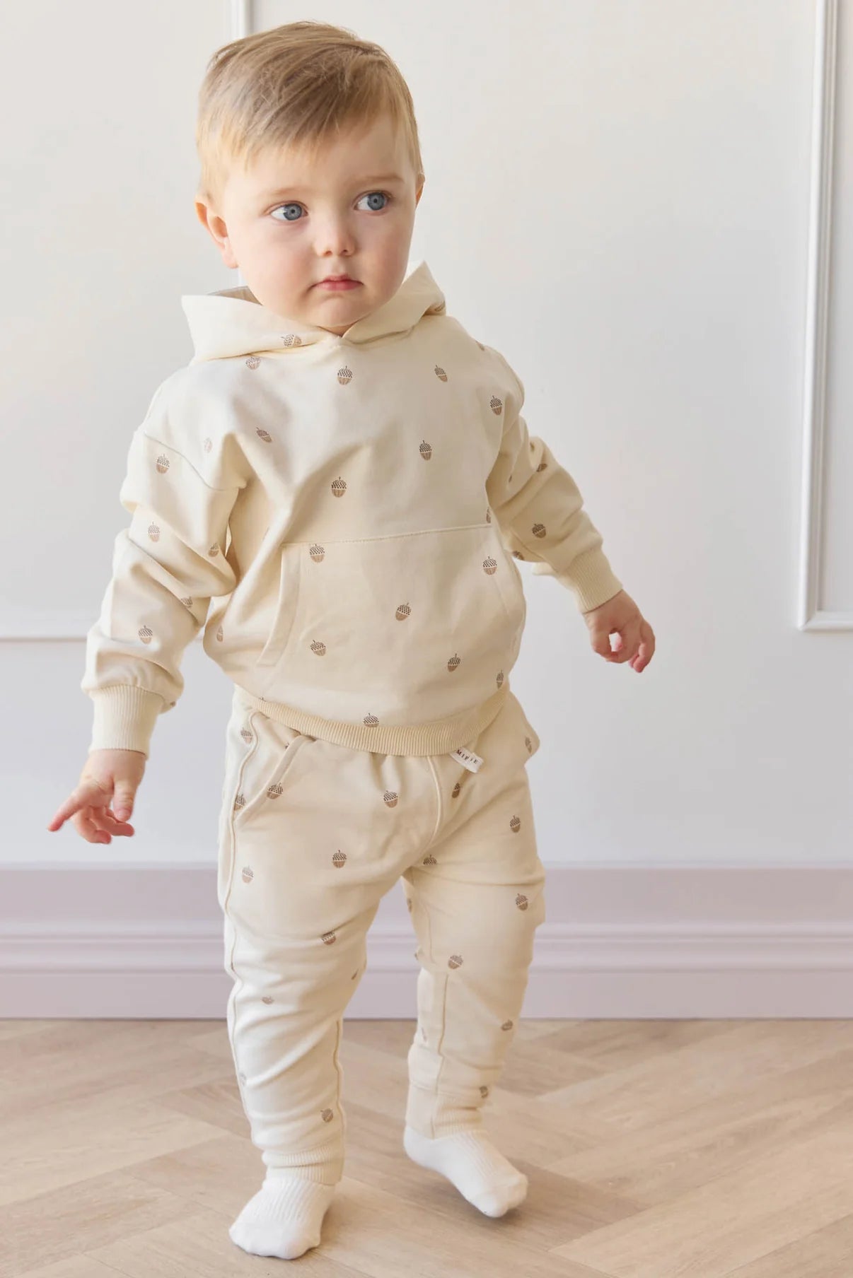 Organic Cotton Erol Hoodie - Acorns Whitecap Gray | Jamie Kay