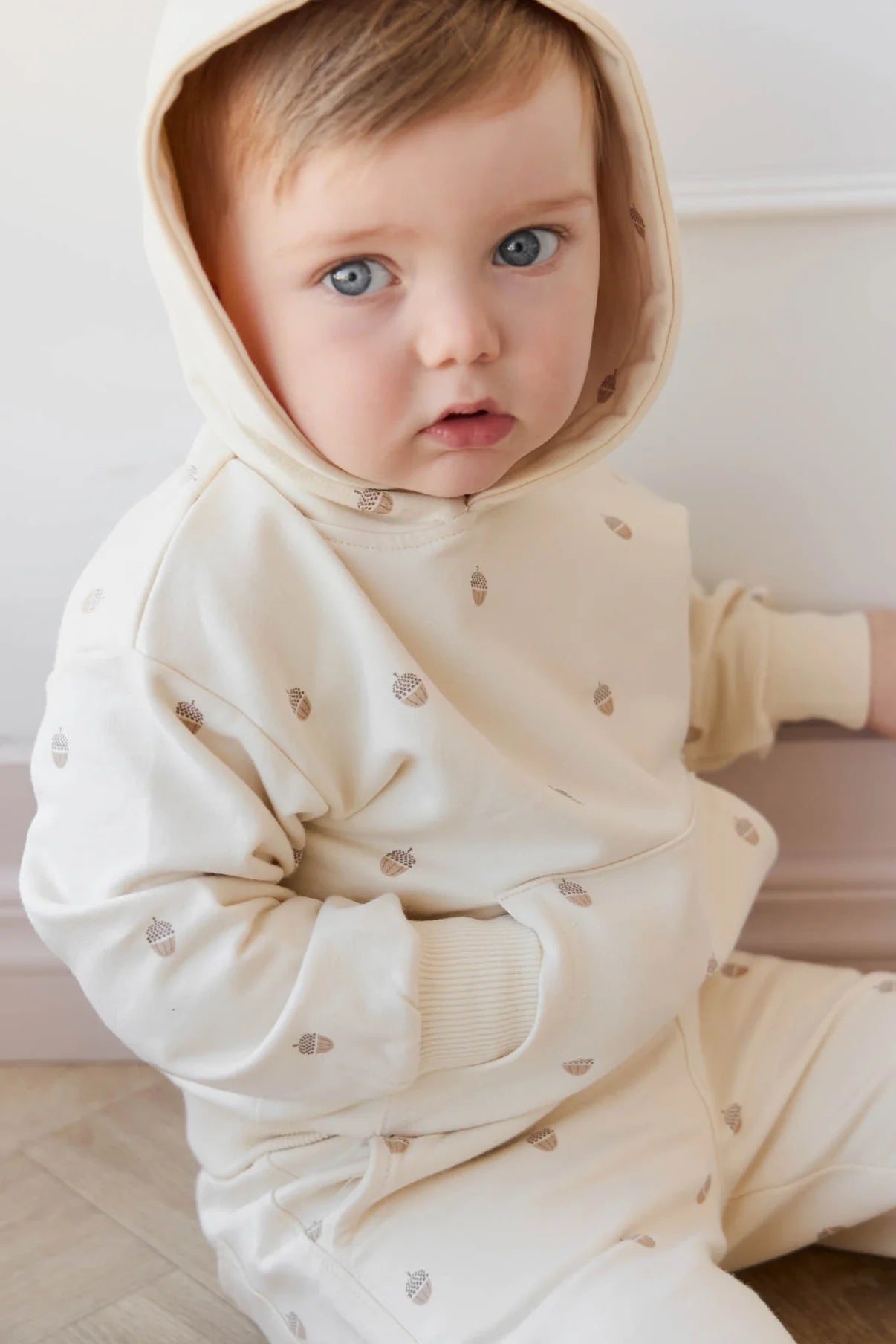 Organic Cotton Erol Hoodie - Acorns Whitecap Gray | Jamie Kay