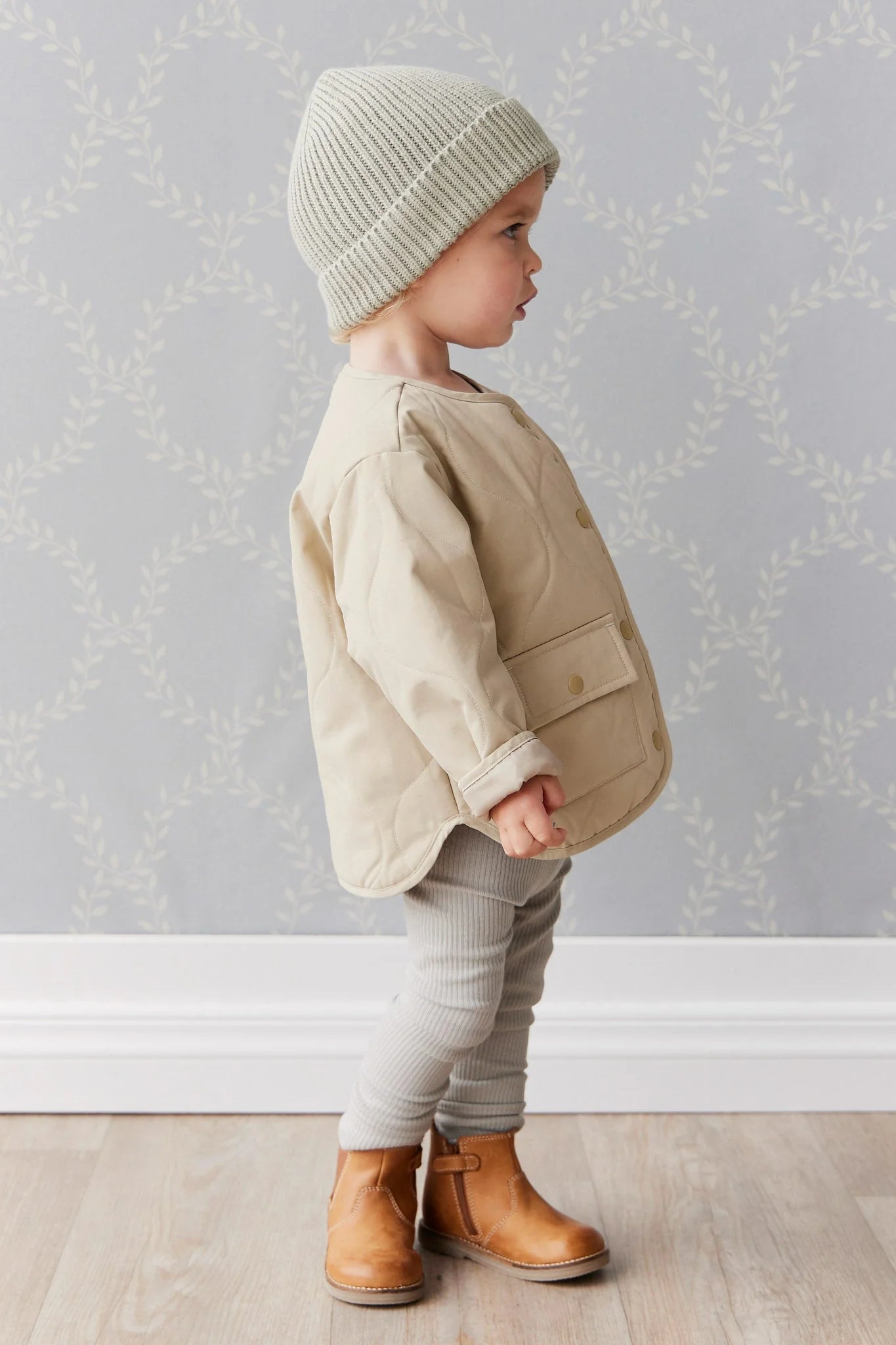 Arie Puffer Jacket | Jamie Kay | Cashew