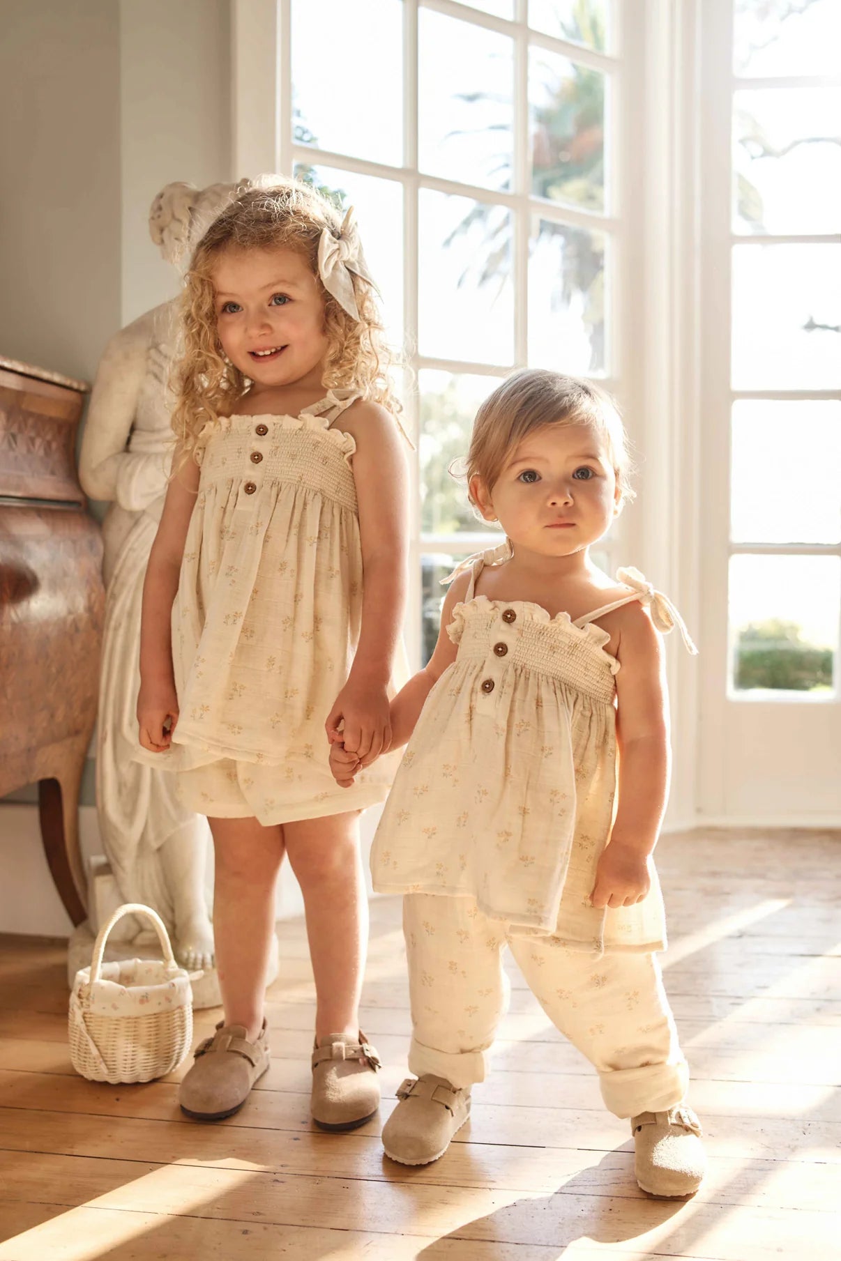 Organic Cotton Muslin Ellie Top - Pauline Chamomile | Jamie Kay