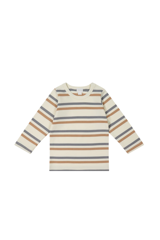 Pima Cotton Vinny Long Sleeve Top | Jamie Kay | Hudson Stripe