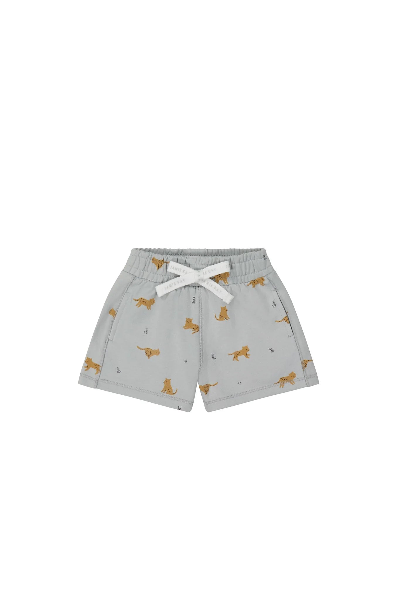 Organic Cotton Jalen Short - Lenny Leopard Ocean Spray