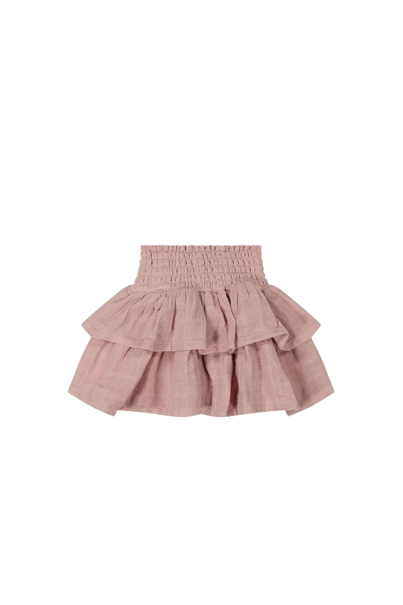 Organic Cotton Muslin Samantha Skirt | Jamie Kay | Powder Pink