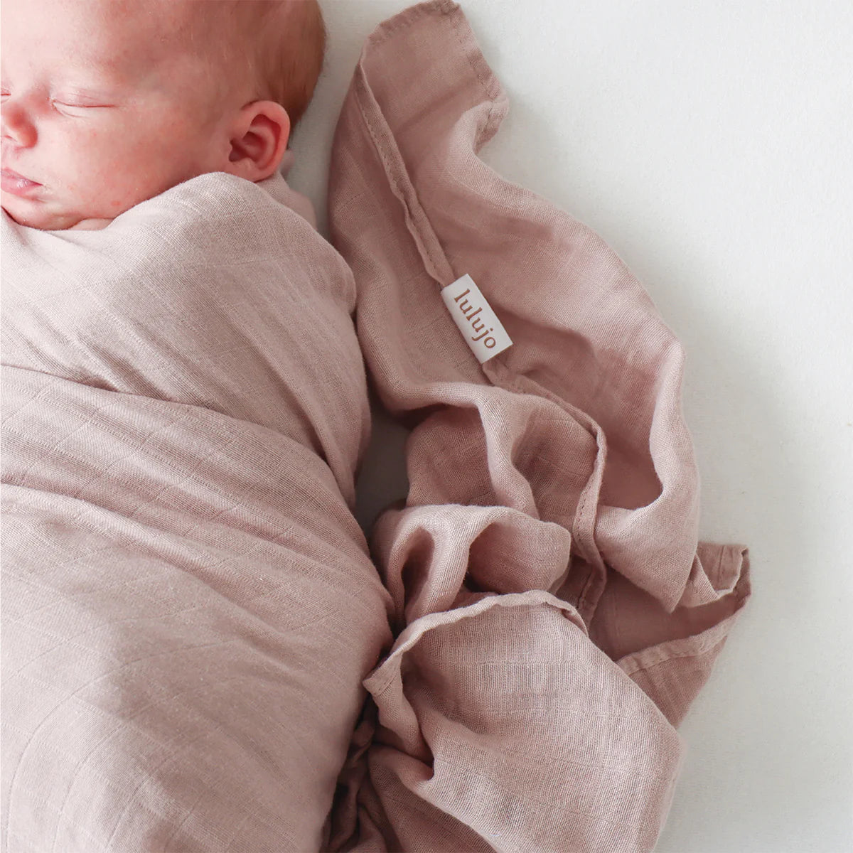 Cotton Swaddle 2 Pack | Mushroom & Sand | Lulujo