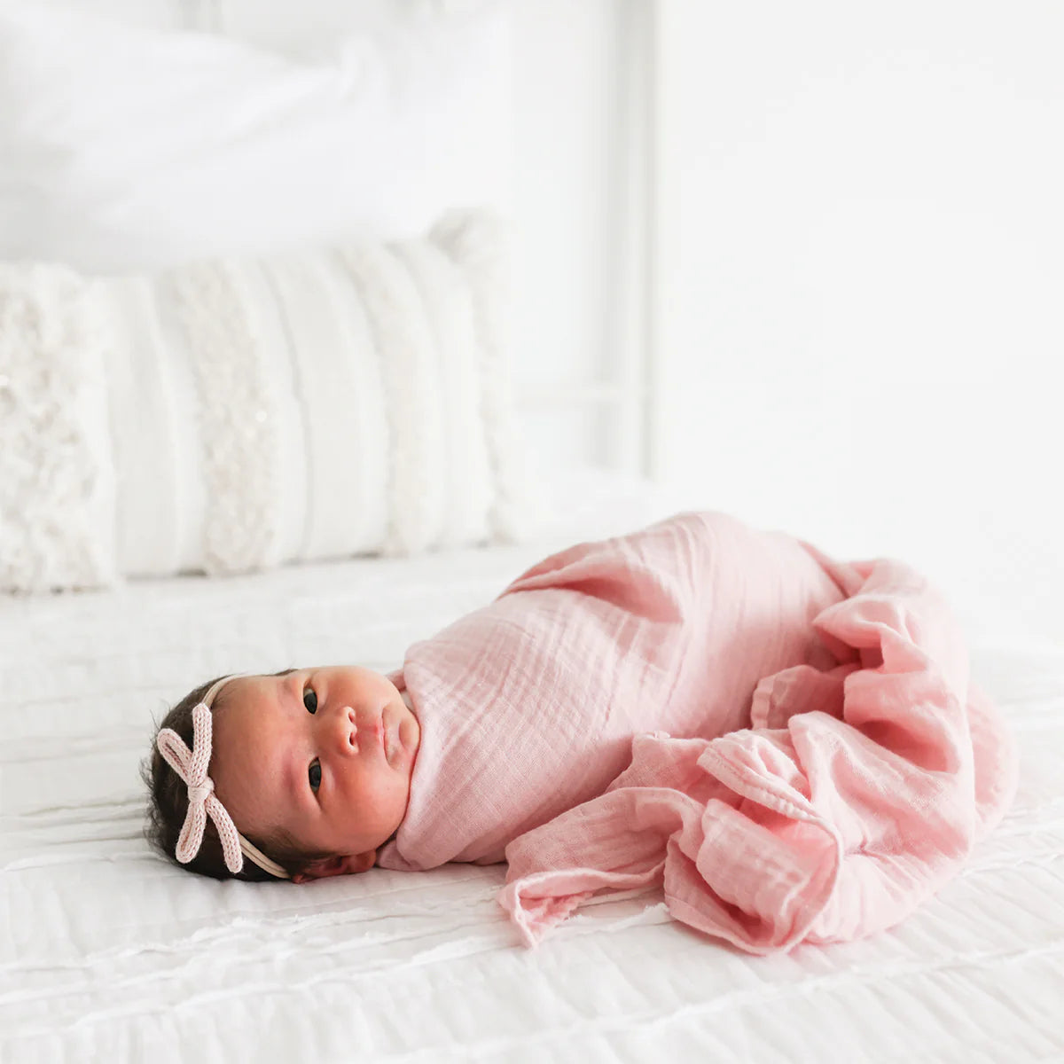 Cotton Swaddle 2 Pack | Strawberry & Ballet Slipper | Lulujo