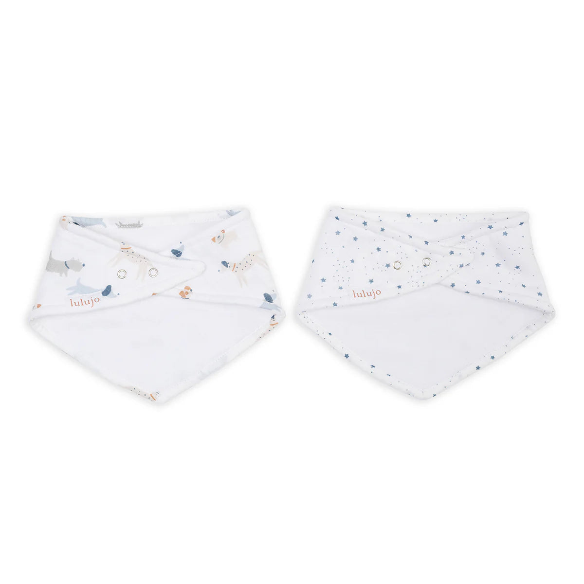 Bandana Bibs | Puppies & Stars | Lulujo