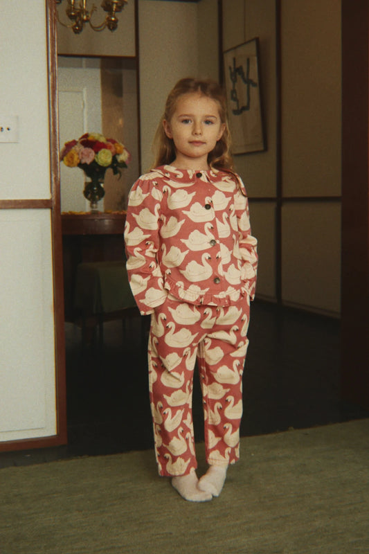 Magot Frill  Pants | Pink Swans | Konges Slojd