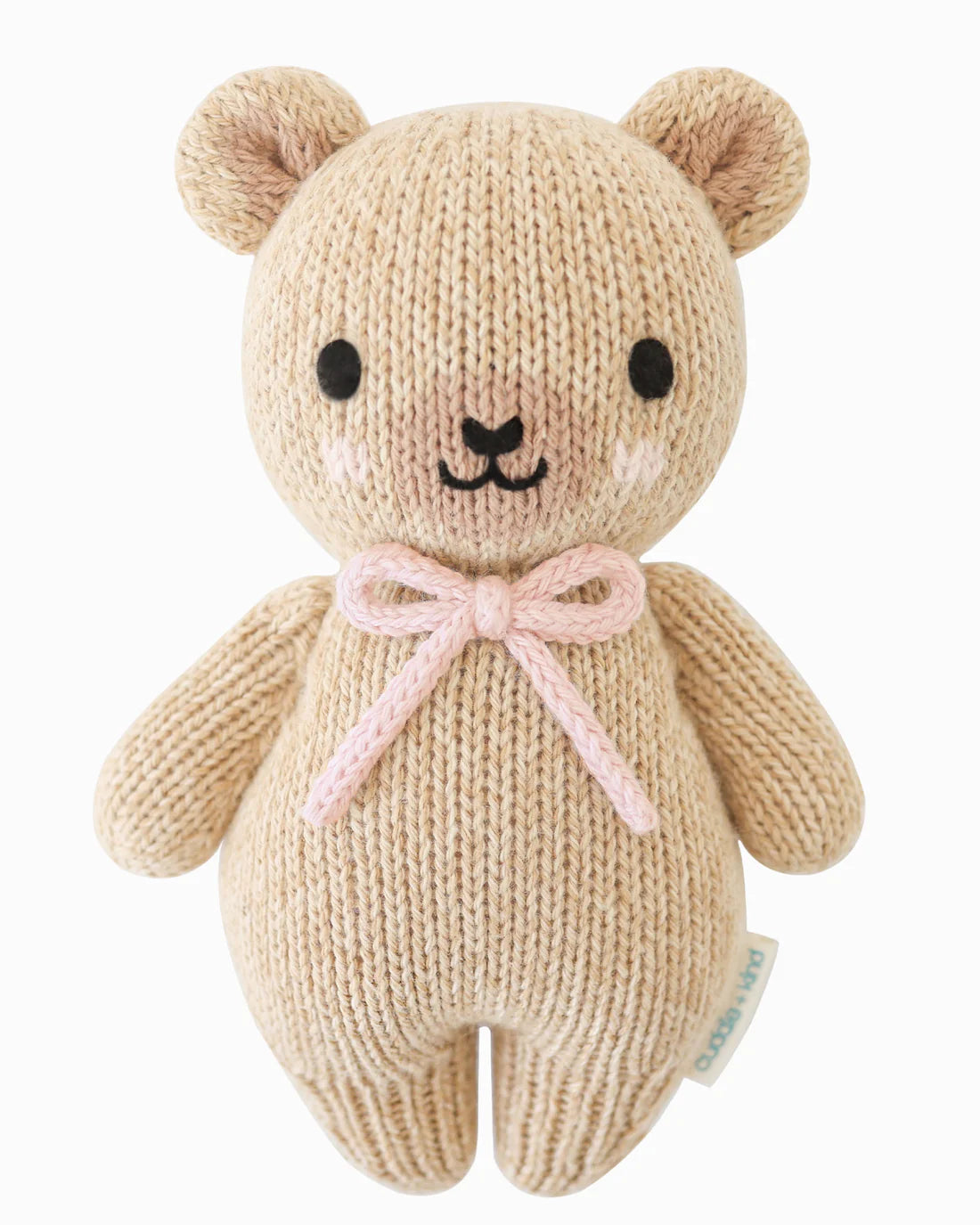 Baby Honey Bear (Blush Bow) | Cuddle + Kind
