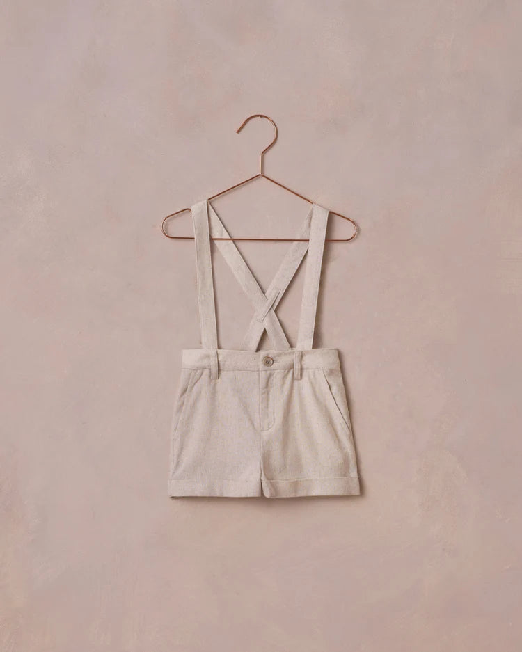 Suspender Short | Linen | Noralee