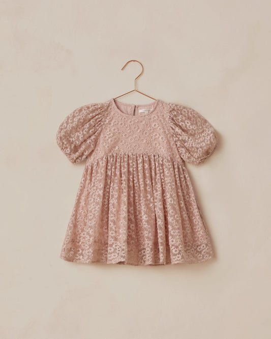 Luna Dress | Rose Embroidered Daisy | Noralee