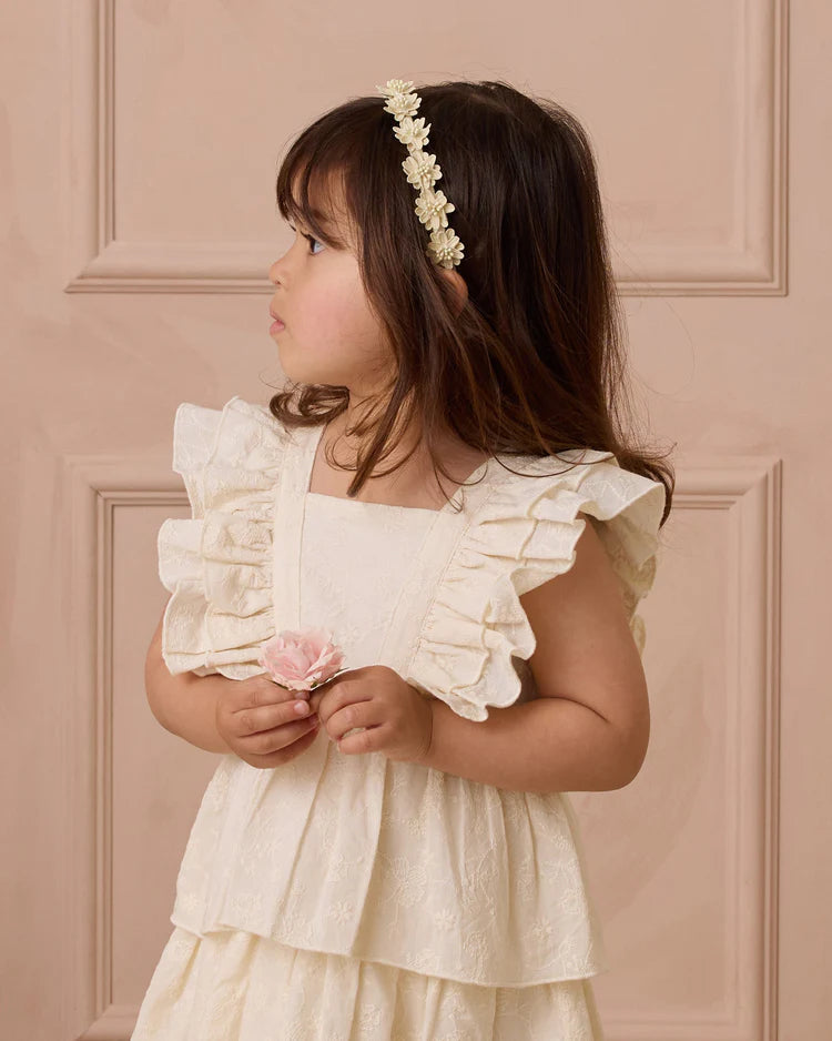 Floral Headband | Ivory | Noralee