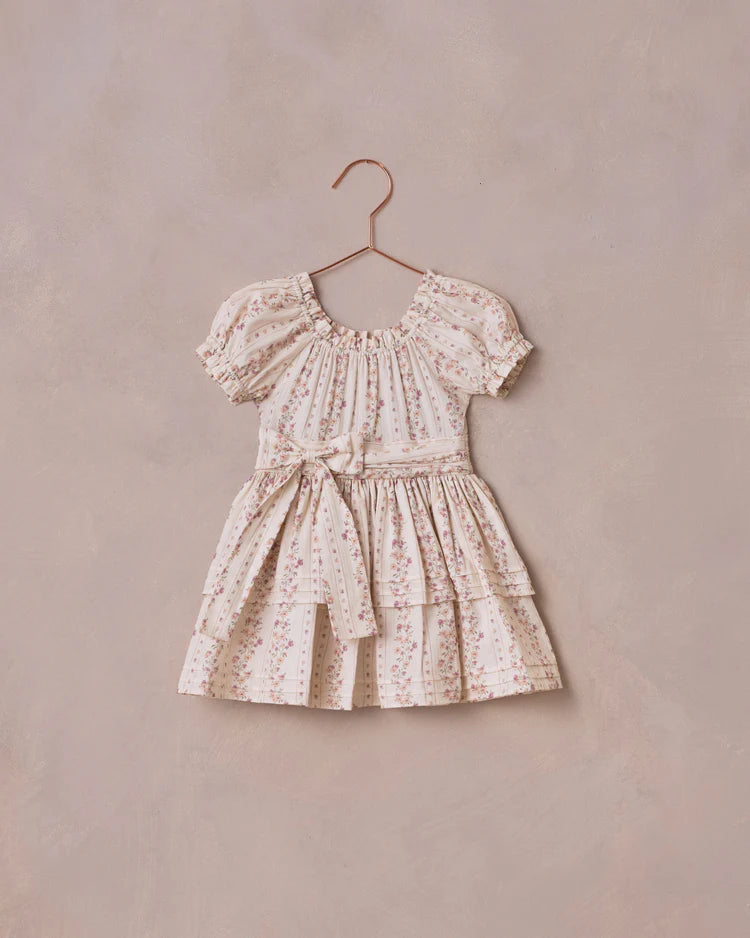 Annette Dress | Floral Stripe | Noralee