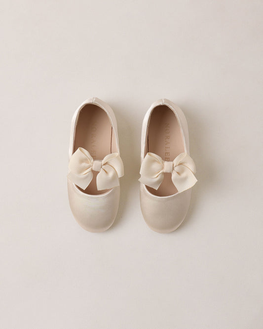 Bow Ballett Flats | Pearl | Noralee