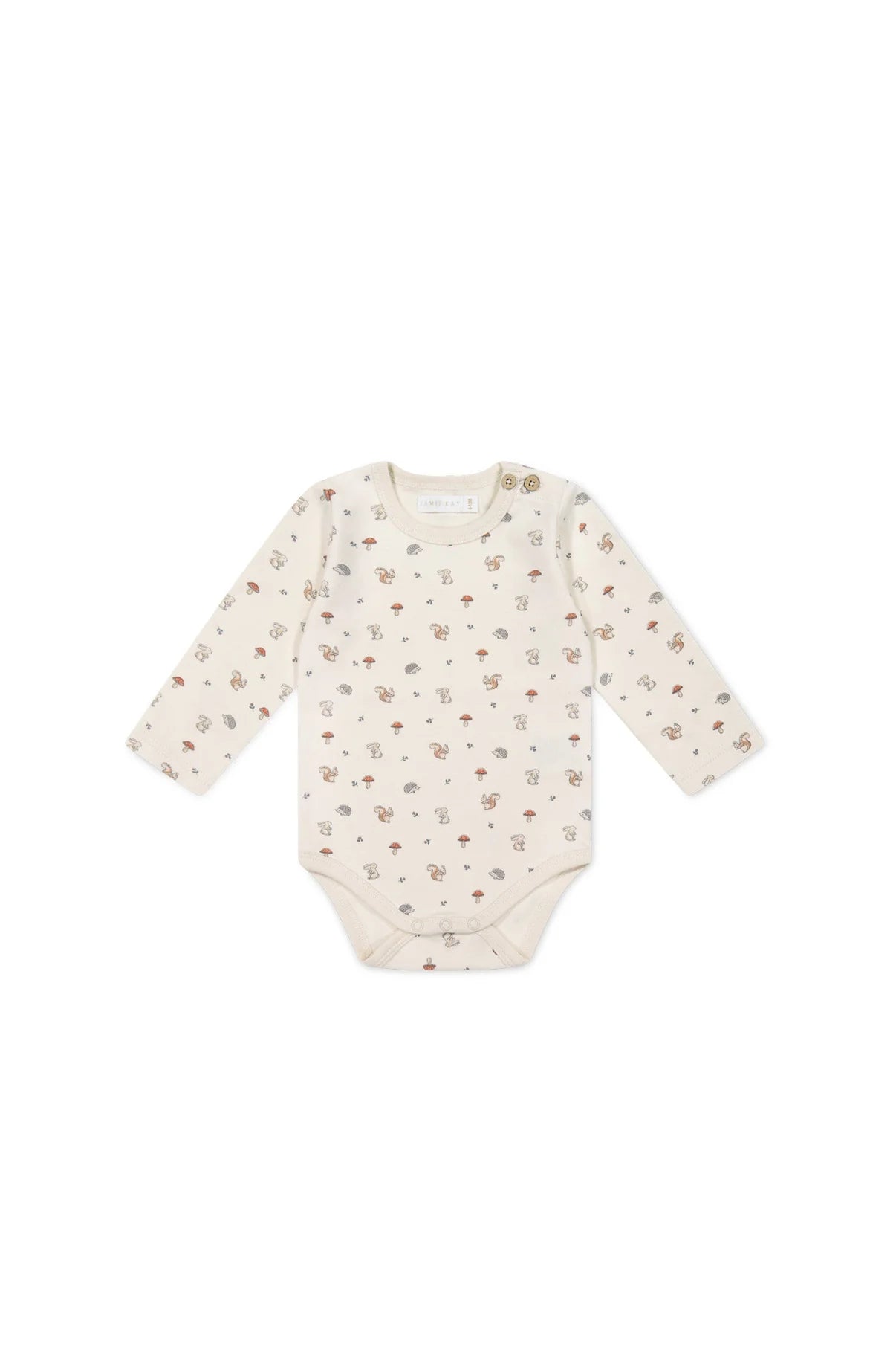 Organic Cotton Fernley Bodysuit | Woodland Friends | Jamie Kay