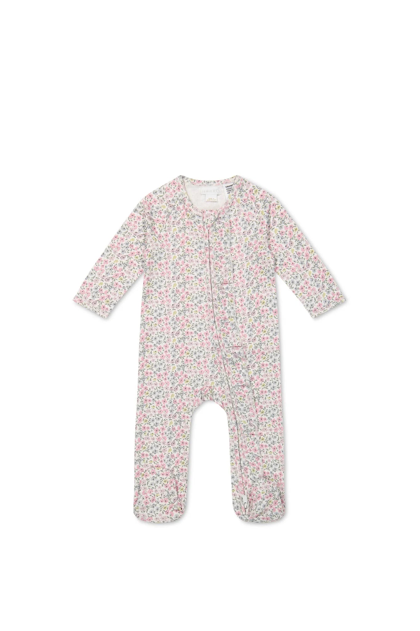 Organic Cotton Melanie Onepiece | Fifi Mini Slightly Pink | Jamie Kay