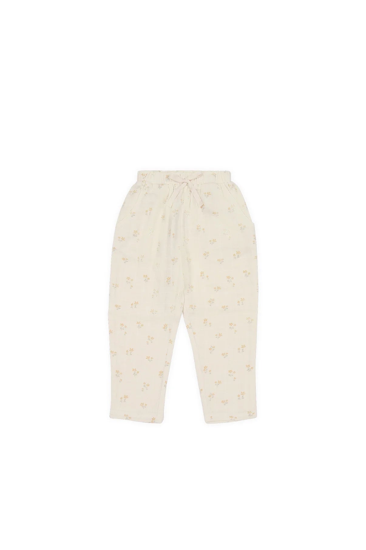 Organic Cotton Muslin Cordelia Pant - Pauline Chamomile | Jamie Kay