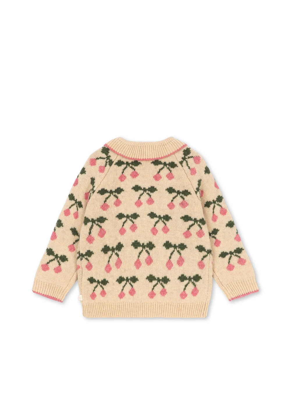 Belou Collar Cardigan | Cherry | Konges Sloejd