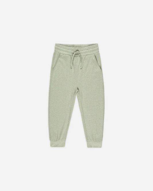 Cadence Tech Jogger | Heathered Sage | Rylee & Cru