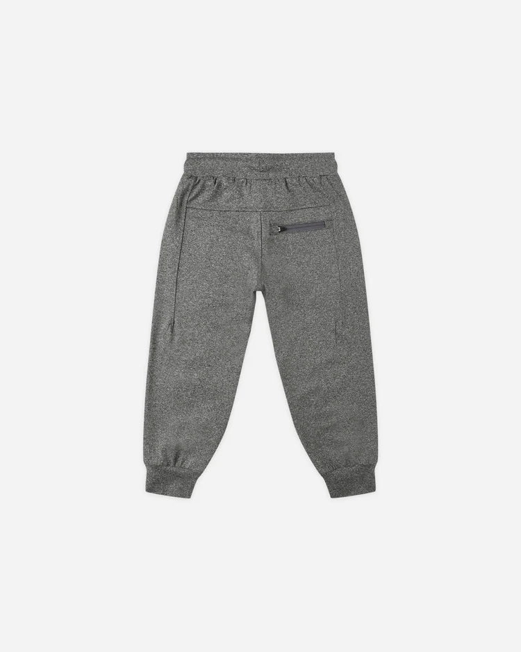 Century Tech Jogger | Heathered Black | Rylee & Cru