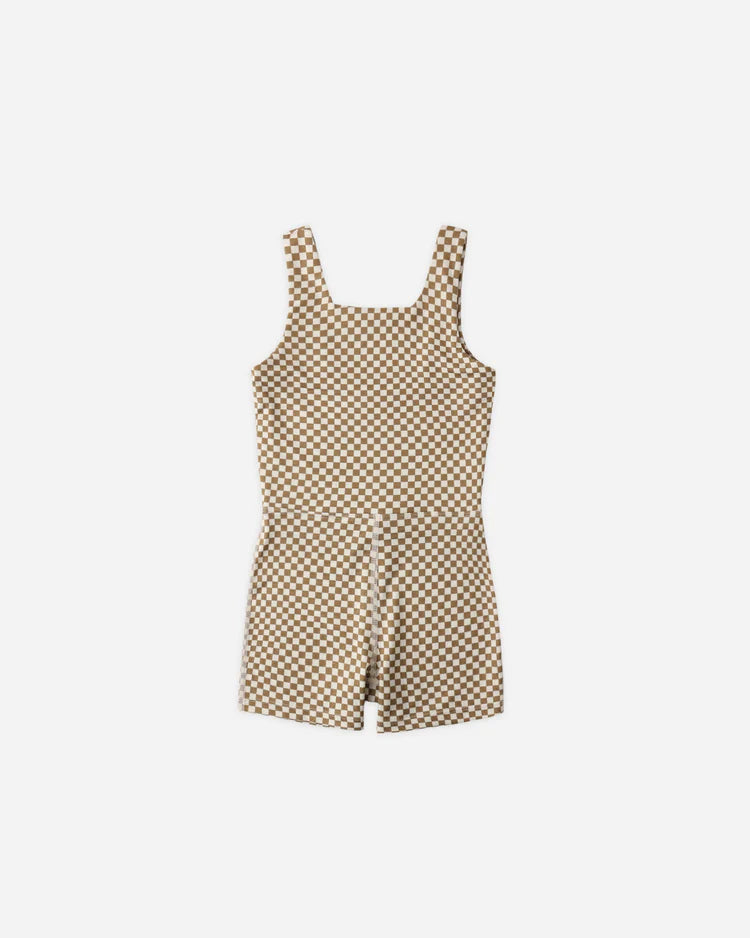 Malibu Bodysuit | Ocre Check | Rylee & Cru