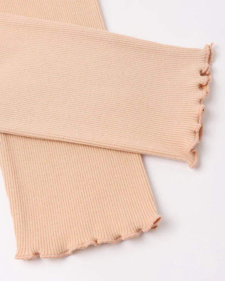 Ribbed Legging Set | Natural & Melon | Rylee & Cru