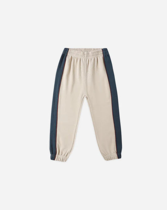 Paneled Sweatpants | Stone | Rylee & Cru