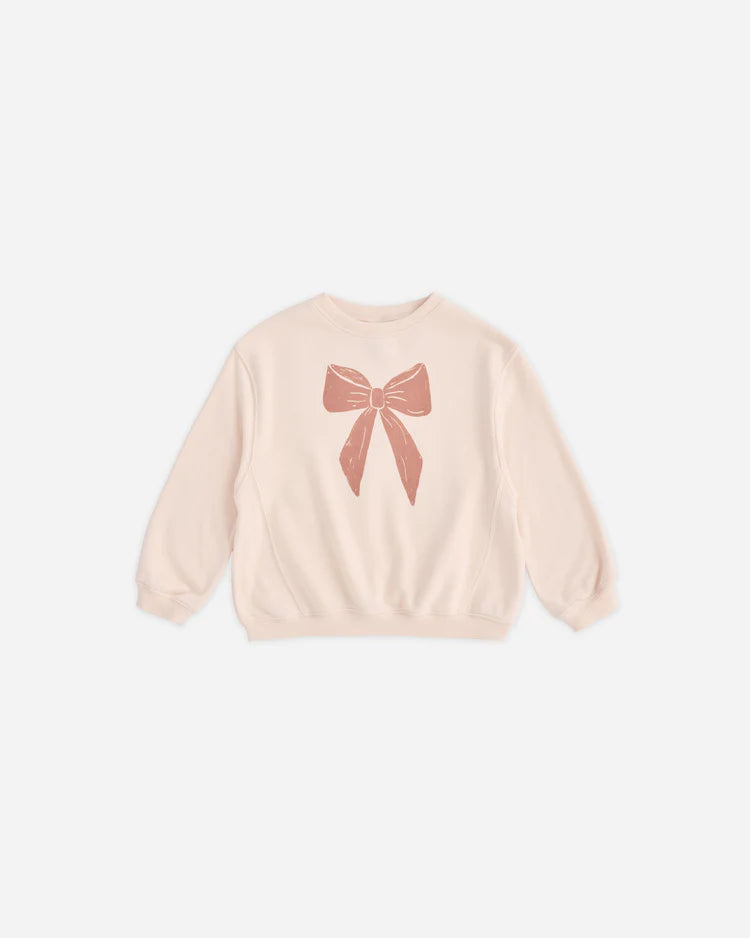 Racer Sweatshirt | Bow | Rylee & Cru