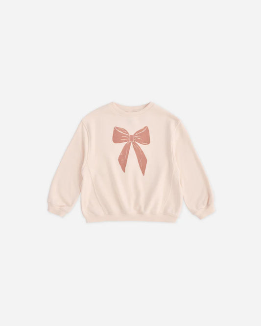 Racer Sweatshirt | Bow | Rylee & Cru