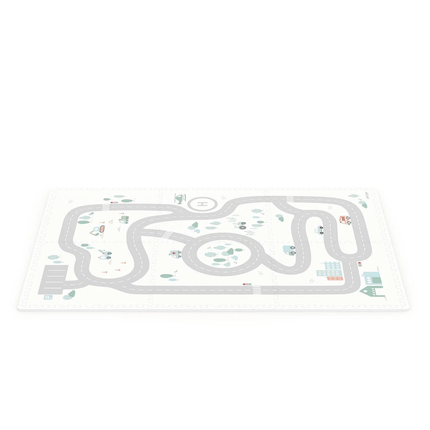Puzzlemat, Storage Box & Mini House | Road Map | Play&Go