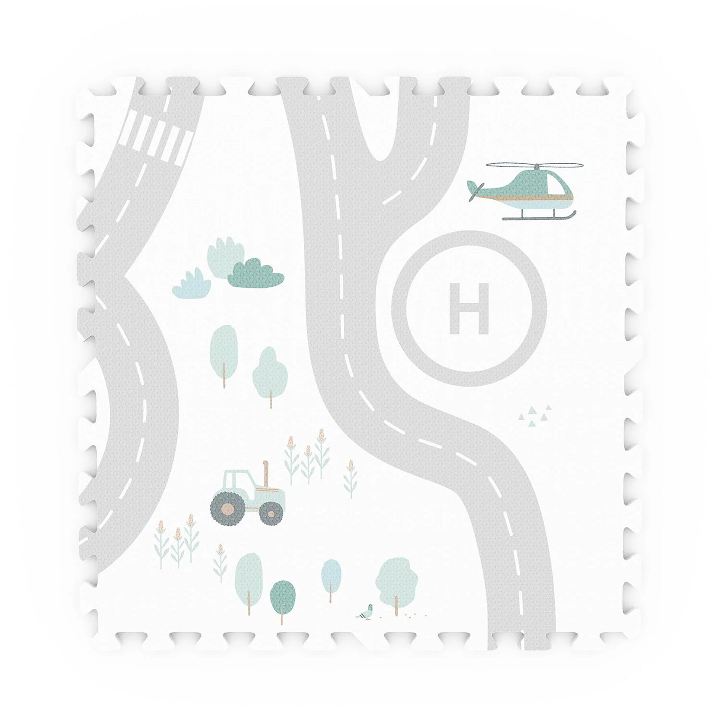 Puzzlemat, Storage Box & Mini House | Road Map | Play&Go